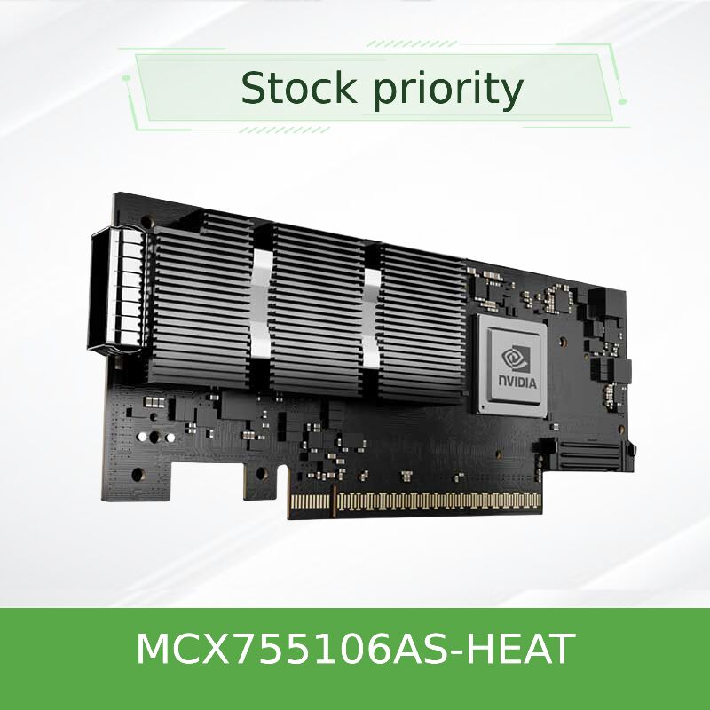 NVIDIA Mellanox ConnectX-7 MCX755106AS-HEAT 400Gb/s NDR InfiniBand Smart Network Adapter