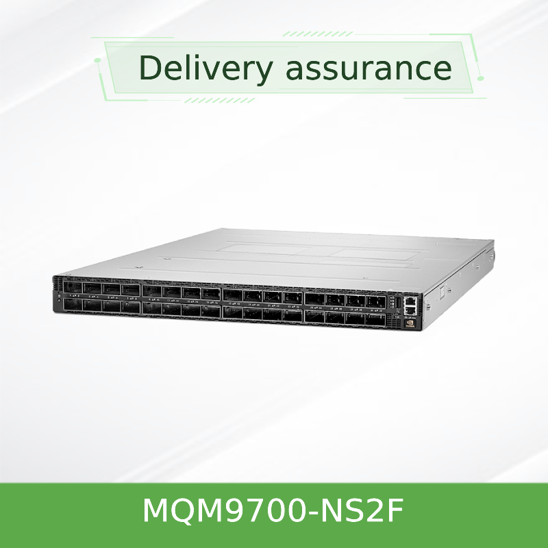 Switch InfiniBand NVIDIA Quantum-2 MQM9700-NS2F 400Gb/s – 64-Port NDR, Aliran Udara P2C, Manajemen On-Board